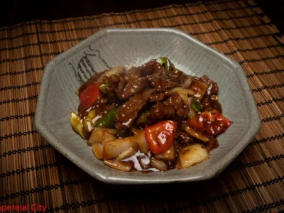 Beef in Black Pepper Sauce