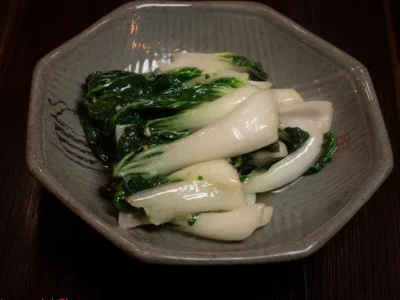 Pak Choi with Garlic