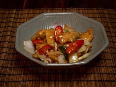 Stir Fried Fish Sliced with Fresh Chilies