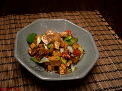 Tofu in Black Bean Sauce
