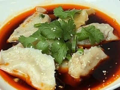 Homemade Dumpling with Chilli Oil