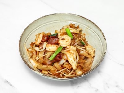 Char Kway Teow with Seafood and Oriental Sausage