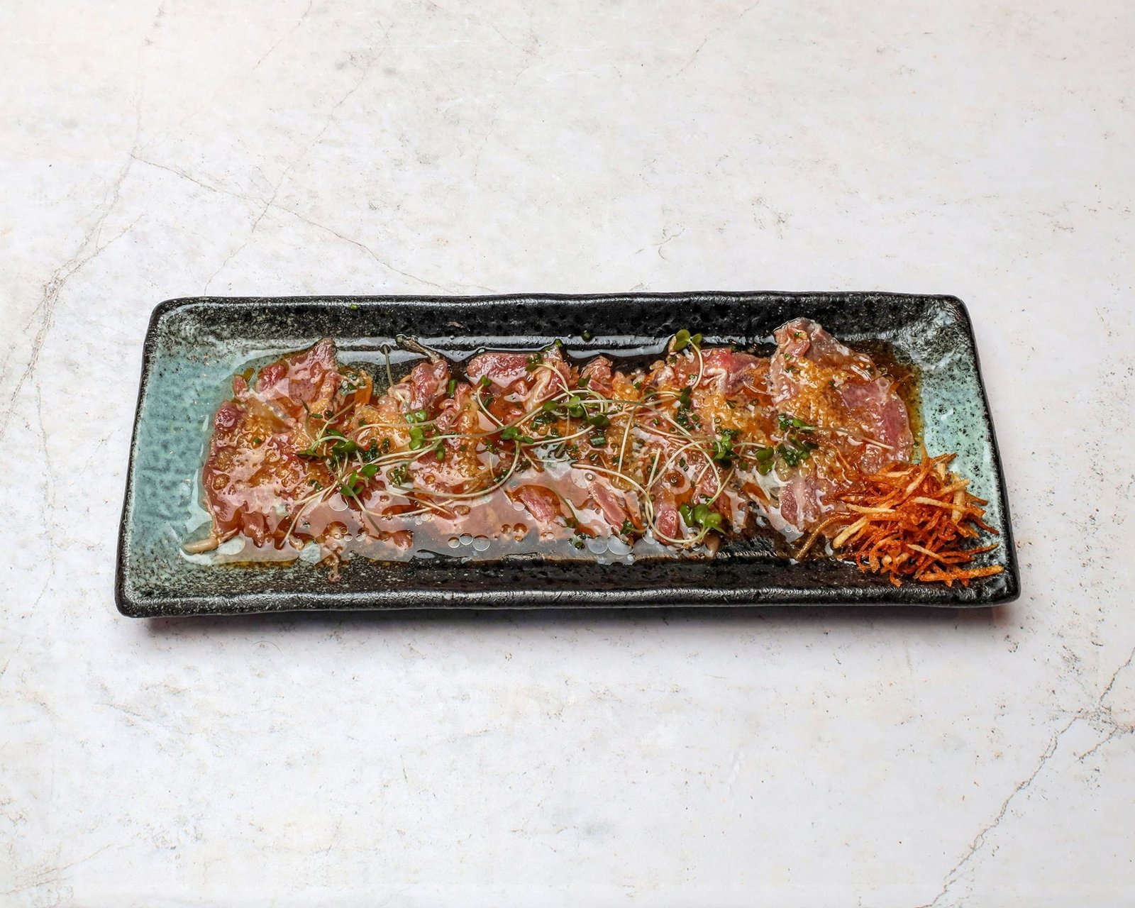 Bamboo Beef Carpaccio 龙皇牛梅花